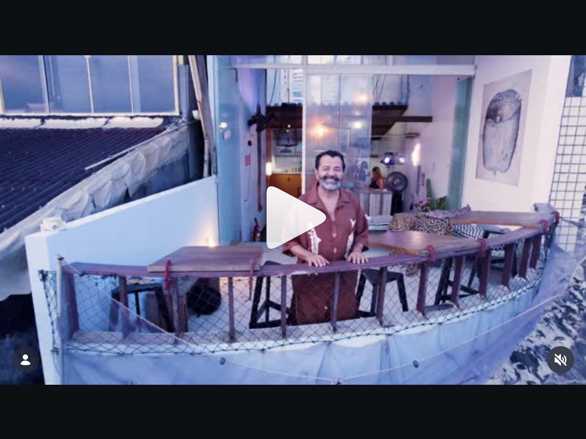 Interno di Lalá Casa de Arte, dal profilo Instagram della casa, Rio Vermelho, Salvador